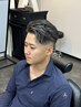スキンフェードカット【0ミリ】+シェービング <バーバー/理容室>￥5500