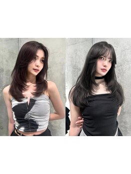 [#艶髪]【カット+ケアカラー+超音波TR8900】大人のモテ髪ミディアム・ボブヘアはZinaで★[梅田]