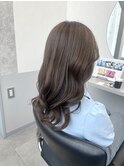大人のグレージュブラウン×髪質改善トリートメント
