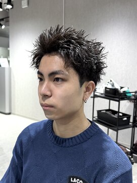 テクト バイアッシュ 吉祥寺店(Tect by Ash) ザクザクスパイキーショートピンパーマアップバングショート