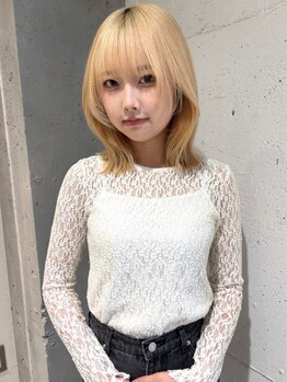 ボーテコンシェル 柏店(BEAUTE CONCIER)の写真/【柏駅徒歩3分/髪質改善カラー導入】ダメージを徹底的に抑えたブリーチ使用のダブルカラー《柏/髪質改善》