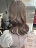 【ブリーチ無しダブルカラー】透け感カラー+カット+トリートメント相談