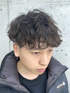 ビューブルー 亀戸錦糸町(VIEW BLUE) 波巻きスパイラルパーマ/シャドウパーマ/メンズ2wayマッシュ