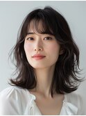 大人ミディアムウルフ４０代５０代