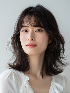 大人ミディアムウルフ４０代５０代