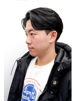 カーウォッシュバーバー(CARWASH BARBER)&nbsp;メンズカット刈り上げセンターパートサーフカール0102