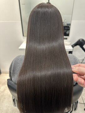 エニー 北千住(any) 美髪矯正/透明感グレージュ