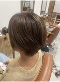 白髪ぼかしハイライト