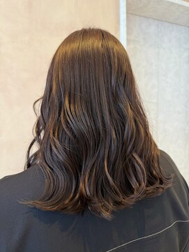 オン キャナルシティ博多前店(on) 【中里恵梨】艶感・ケアカラー/チョコレートカラー/ミディアム