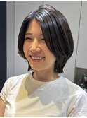 横顔まで綺麗に！レイヤーボブ