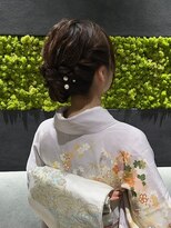 バサラ 大阪梅田店(VASARA) 訪問着 ヘアセット セミロング 和髪 まとめ髪 礼装 大阪