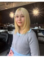 ヒュエ 表参道(Hue) レイヤーカット/ブロンドヘア