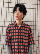 ヒュージ 三軒茶屋(huge) メンズヘア/ルーズパーマ/メンズパーマ/センターパートパーマ