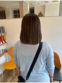立体感のあるベージュヘアカラー