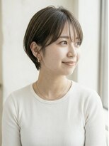 アイスバーグ ウェスト 清澄白河(eyesburg W/est)&nbsp;大人可愛い前髪ありのひし形マッシュショートパーマ20代30代