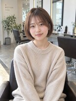 FRAMES 南浦和店【11月6日OPEN（予定）】&nbsp;レイヤーボブ髪型20代30代40代前髪あり前髪なし面長丸顔南浦和