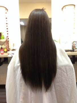 フェリシータ 緑地公園店(felicita) 艶髪&黒髪&抜け感美髪@コケティッシュロング