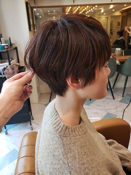 ロンドプロフィール 浦和(Lond profil) 浦和ショートヘアショートカット韓国白髪ぼかし白髪染めボブ