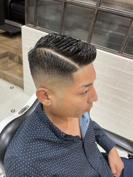 バーバーブロス 吉祥寺店(BARBER BROS) 【LUDLOW BROS.】田宮 七三分け フェードカット