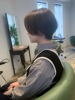 ヘアースパリゾート リアン 燕三条店(Lien)&nbsp;ショートボブ_長めバング