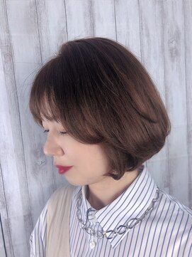 ビューティドレッセヤマノ 池袋パルコ(Beauty Dresse YAMANO) 【韓国風】韓国風ボブ◎20代30代カット/モカブラウン/ショート