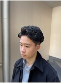 メンズ、パーマ、スパイラルパーマ23
