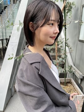 ヌード(NUDE) NUDE 10代20代30代 ぶつ切りボブ 結べるボブ ワンレングスボブ