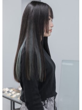 ノード(NODO) ブルーグリーンのコントラストインナーカラー