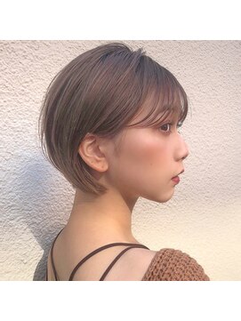 ジジ 代々木(Gigi) [代々木]ナチュラルピンクスイートAラインの甘辛ショートボブ