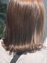 オーバルヘアー(OVAL hair)&nbsp;艶髪モカブラウン/外ハネミディアム