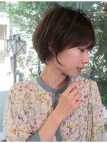 ティアラ 桜木町(TIARA)&nbsp;大人可愛いショートボブ20代30代40代ひし形ショート丸みショート