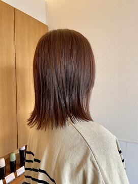 ヘアーウニール(Hair Unir) 褪色後の黄味を消す淡いパープル系ブラウン