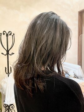 ビュートリアム265(BEAUTRIUM 265) ミディアムレイヤー/レイヤーカット/銀座/グレージュ/モテ髪