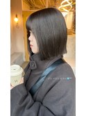 【iru/谷町/上本町】ボブ×グレージュカラー