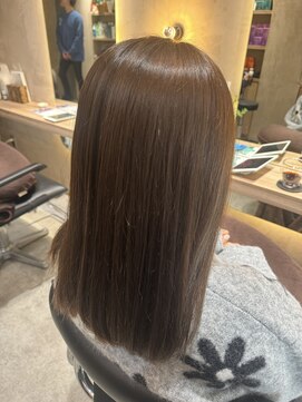 ヘアーソート(hair sort) ブリーチなし透明感ありありのベージュカラー(*^-^*)