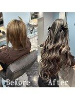 エクステ専門店あるじゃんすー 小倉店&nbsp;ダークショコラ×ホワイトベージュ#シールエクステ#韓国#小倉