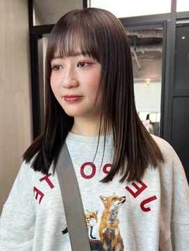 アルバム 銀座(ALBUM GINZA) エモージュ美髪グレージュカラーレイヤーロング_ba487462