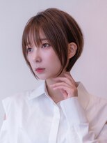 イルハバナ 渋谷(ill HAVANA)&nbsp;20代30代大人かわいい丸みショート顔まわりレイヤー前髪髪質改善