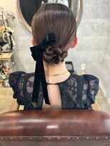 ヘアセット シャンプーアンドスパ専門店 ウルー(Uruu) 【タイトシニヨン】天神/天神駅/ヘアセット/早朝