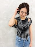 ニュアンスパーマショートボブ
