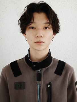 スー 渋谷(suu) ニュアンスパーマツイストパーマメンズマッシュスパイラルパーマ