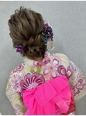 浴衣&ヘアセット