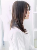 艶カラーバレイヤージュ内巻きワンカールTb12上尾20代30代40代