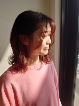 シャンプーボーイ 佐世保駅前店(SHAMPOO BOY) ピンクベージュ【ブリーチ/ハイライト/パーマ】