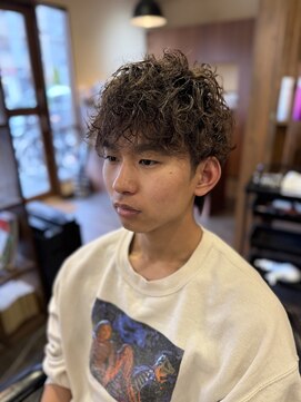 クラッキ ヘアークリエイション(CRAQUE hair creation) マッシュ×ミックスパーマ