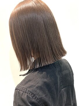 ロンド ロワール 門前仲町(Lond Loire) 前髪顔周りレイヤー髪質改善白髪染めショートボブ門前仲町0421