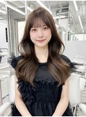 ショコラブラウン　チョコブラウン　レイヤーカット
