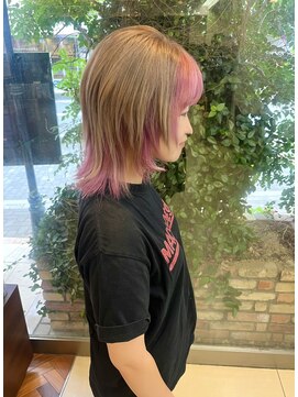 ファーレンピュアスウィート(fahren-pure-suite) ウルフセクションカラーbeige×pink