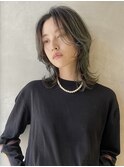 抜け感ウルフカット