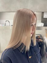 ベレーザ 渋谷(BELEZA)&nbsp;16745ブリーチ＆ダブルカラーミルクティーチョコレートブラウン